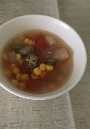 冬瓜のチキンコンソメスープ-レシピのメイン写真