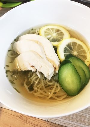 冷やし中華の麺で♪冷たいアジアンヌードル-レシピのメイン写真