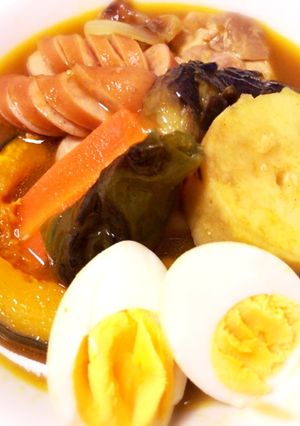 家にあるもので手抜き簡単スープカレー☆-レシピのメイン写真