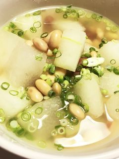 冬瓜とサラダ豆のスープ-レシピのメイン写真