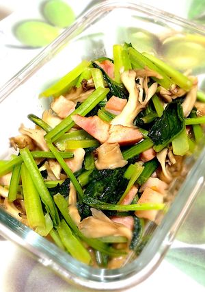 小松菜の簡単♫バター醤油炒め-レシピのメイン写真