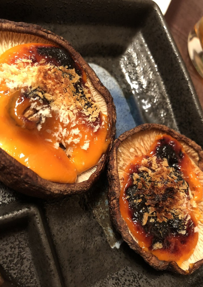 椎茸のウニマヨ焼き-レシピのメイン写真