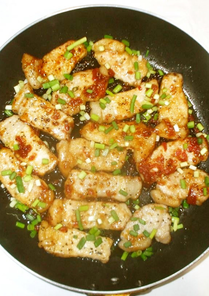豚ロースの梅オイスター照り焼き♪簡単-レシピのメイン写真