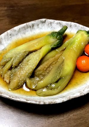 ナスのお浸し（丸ごと一本！）-レシピのメイン写真