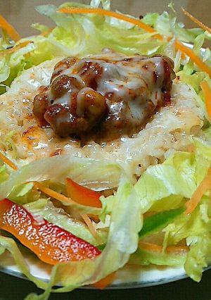 粗挽き肉のチリトマト味の応用例(1)-レシピのメイン写真