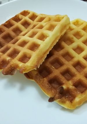 材料4つ!豆乳ワッフル-レシピのメイン写真