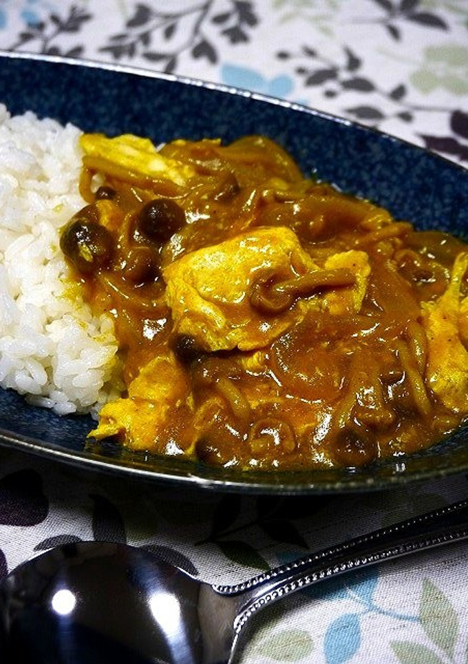 簡単！和風☆ふわとろたまごのチーズカレー-レシピのメイン写真