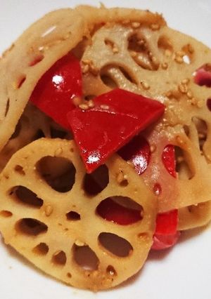 れんこんとパプリカのきんぴら-レシピのメイン写真