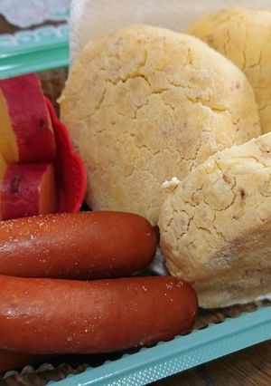 米粉で作る✨ツナコーンチーズ入りマフィン-レシピのメイン写真