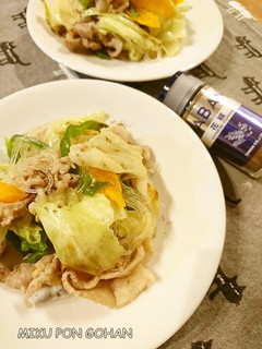 ピリっと刺激的!肉野菜&春雨炒め-レシピのメイン写真