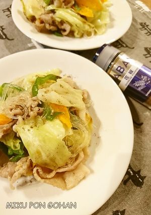 ピリっと刺激的！肉野菜＆春雨炒め-レシピのメイン写真