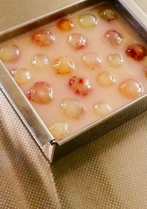 ぶどうの白水ようかん。-レシピのメイン写真