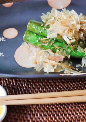 簡単5分☆オクラのオイバター炒め☆-レシピのメイン写真