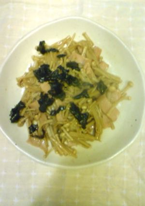 えのきとハムの炒め物-レシピのメイン写真