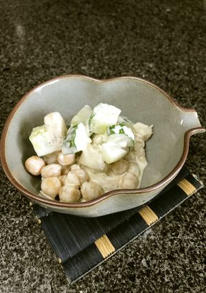 鶏胸肉とひよこ豆のサラダ-レシピのメイン写真