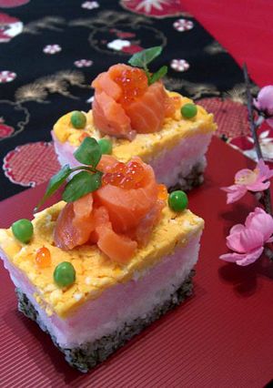 ショートケーキ☆ちらし寿司-レシピのメイン写真