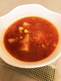 トマトたっぷりスープ-レシピのメイン写真