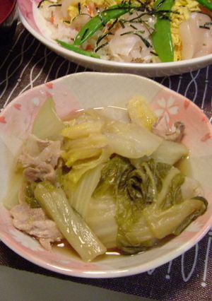 水なしで白菜と豚肉の煮物-レシピのメイン写真