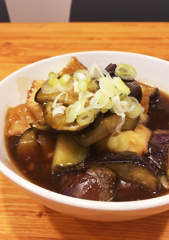 茄子と厚揚げのとろみ炒め-レシピのメイン写真