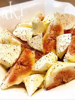 前菜☆無花果(イチジク)のカプレーゼ☆-レシピのメイン写真