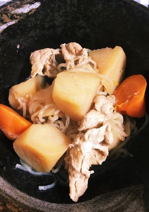 スイッチ押すだけ！炊飯器で肉じゃが！-レシピのメイン写真