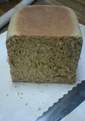 レンジ発酵パン 黒糖食パン-レシピのメイン写真