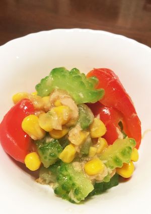 簡単★ゴーヤとシーチキンの洋風あんかけ-レシピのメイン写真