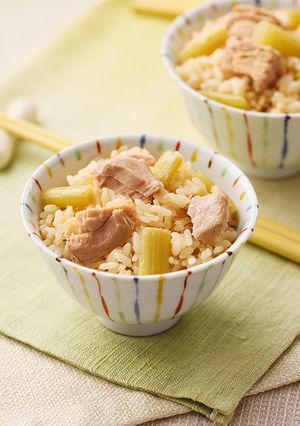 ふきとシーチキンの炊込みご飯-レシピのメイン写真