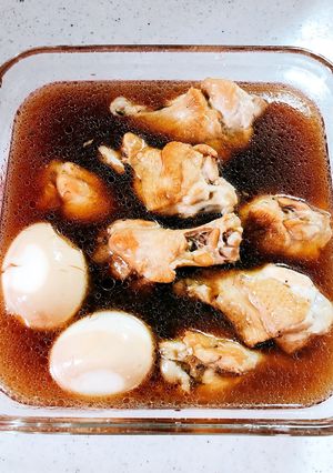 下準備ほぼなし！手羽元と卵のさっぱり煮！-レシピのメイン写真
