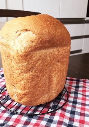 シンプル朝食向き☆小麦ふすま入り食パン-レシピのメイン写真