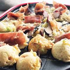 A picture of ☆生ハム入りたこ焼き.