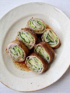 シャキシャキ【豚巻ききゅうりの照り焼き】-レシピのメイン写真