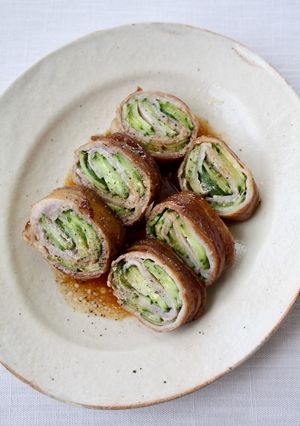 シャキシャキ【豚巻ききゅうりの照り焼き】-レシピのメイン写真