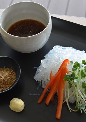 春雨のつけ麺-レシピのメイン写真