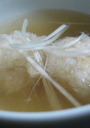 ふわふわレンコンのお吸い物-レシピのメイン写真