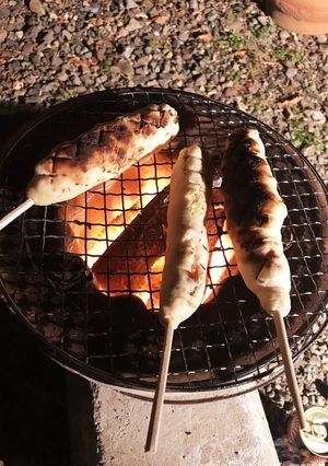 BBQに!チーズびよーんパン-レシピのメイン写真