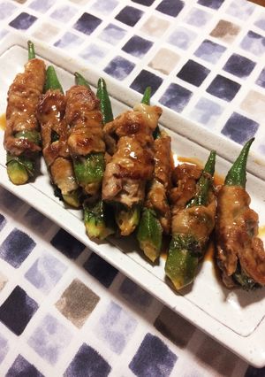 大葉香る♪オクラの豚肉巻き☆-レシピのメイン写真