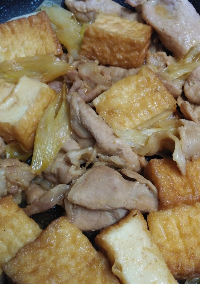 豚肉と厚揚げのカレー南蛮風-レシピのメイン写真