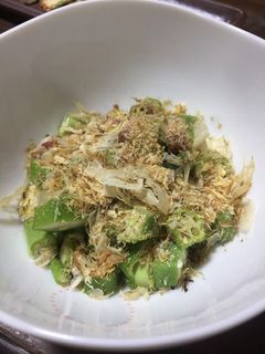 農家の食卓〜生オクラの醤油おかか和え-レシピのメイン写真