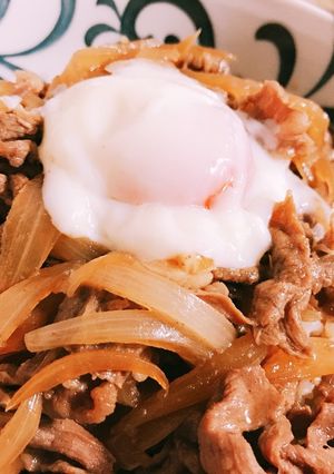 吉野家牛丼 温玉のせ-レシピのメイン写真