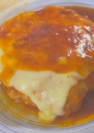 チーズonハンバーグ-レシピのメイン写真