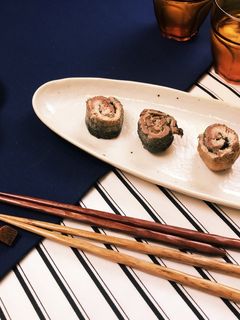 さんまの梅しそロール焼き-レシピのメイン写真