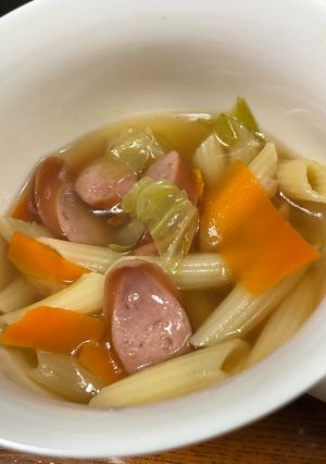ウインナーとお野菜のスープ-レシピのメイン写真