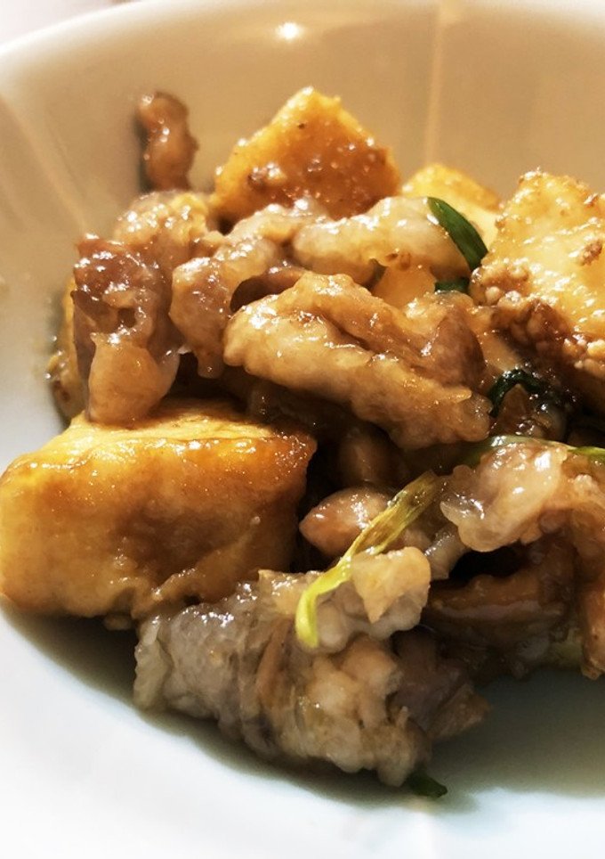 厚揚げと豚肉のオイスターソース炒め-レシピのメイン写真