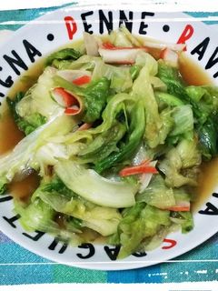 レタスとカニカマの炒め物-レシピのメイン写真