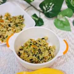 รูปของ 【離乳食・後期】野菜と粉豆腐の炒り煮