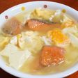 簡単からのヤバうま!鮭と豆腐の卵スープ★
