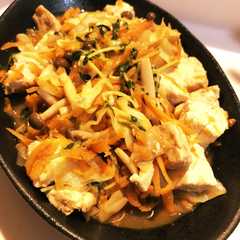 豆腐と豆苗の中華風ヘルシー野菜炒め-レシピのメイン写真