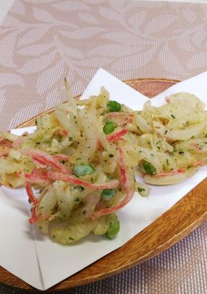 紅生姜と枝豆のかき揚げ-レシピのメイン写真