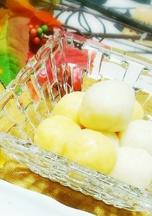 2色のおつきみだんご-レシピのメイン写真
